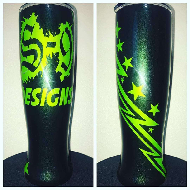 Sublime Green customized tumbler