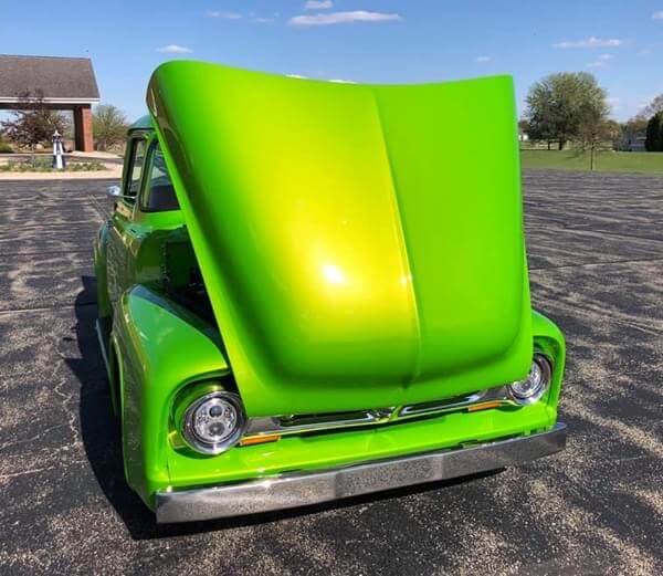 Tamco Paint Sublime Green on 1956 Ford F100