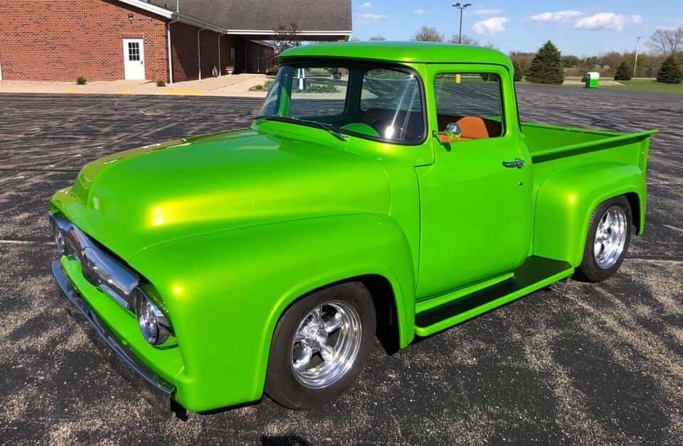 Tamco Paint Sublime Green on 1956 Ford F100