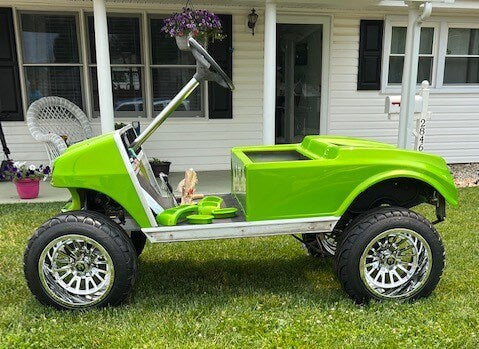 Sublime Green Golf Cart 