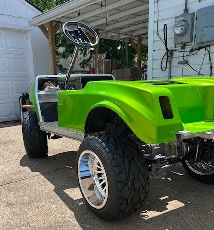 Sublime Green Golf Cart