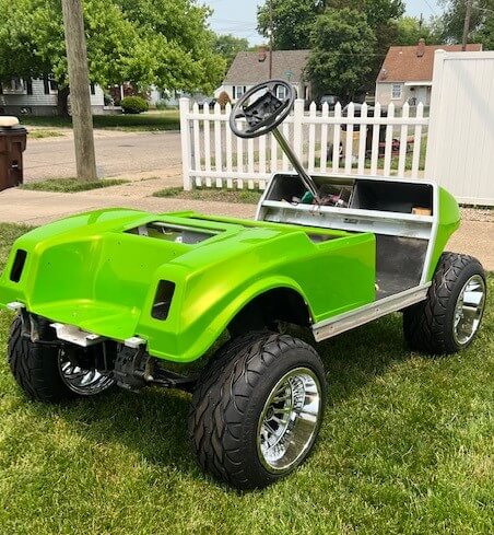 Tamco Paint Sublime Green Golf Cart