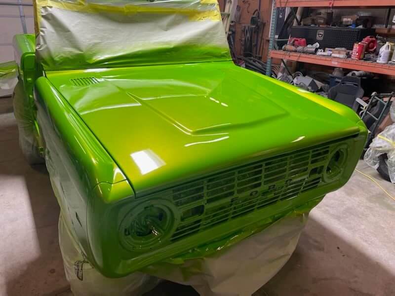 Tamco paint Ford Bronco 1976 Sublime Green