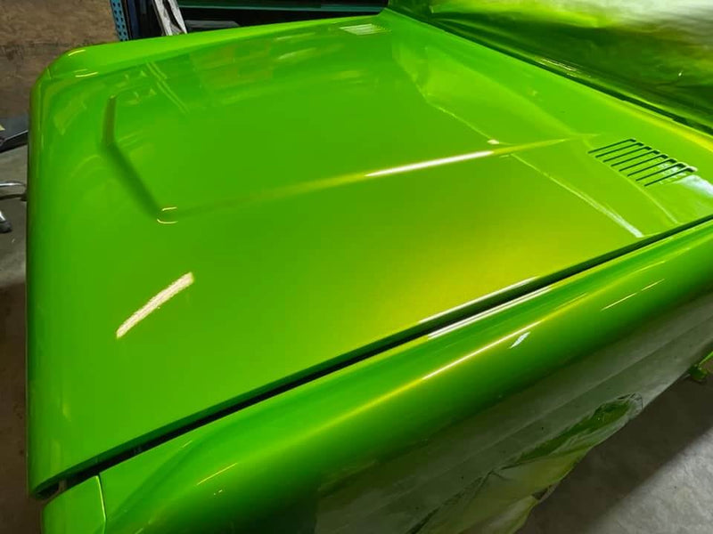 Sublime Green car hood