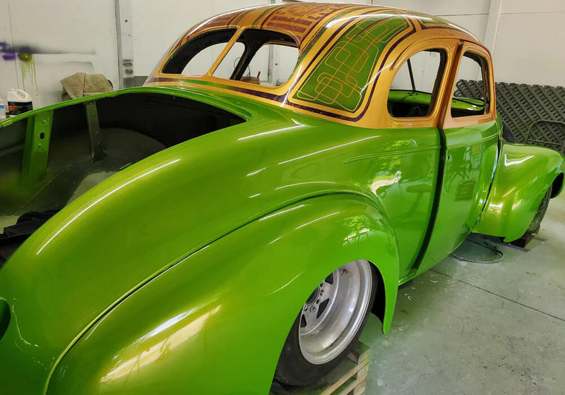 Tamco Paint 1949 Chevy Fleetline Sublime Green