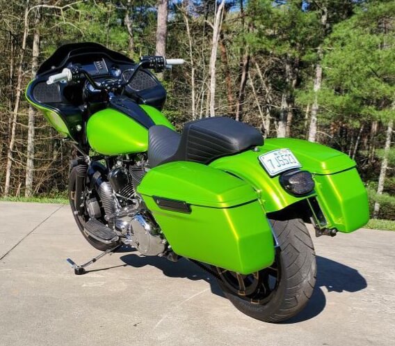 Sublime Green 2013 Harley Davidson