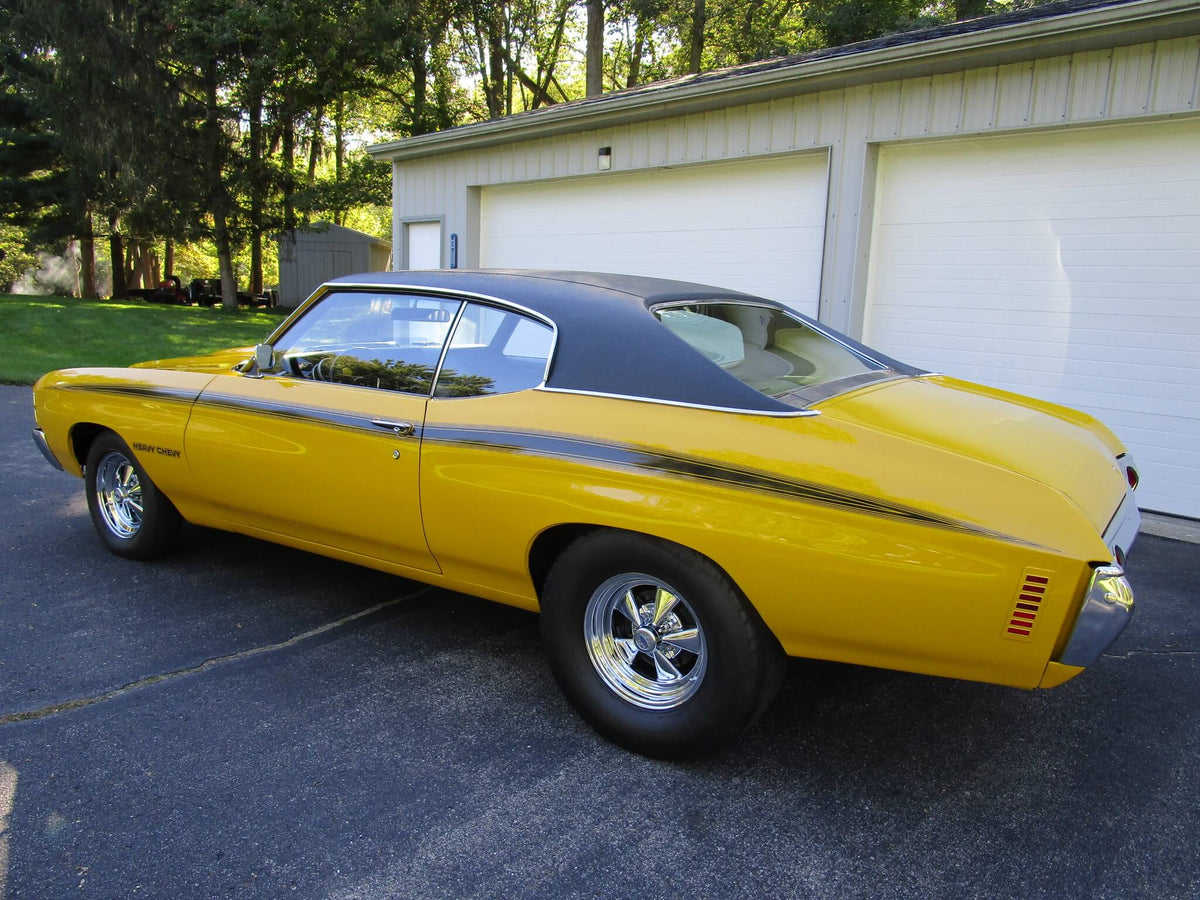 Tamco Paint GM Sunflower Yellow on 1972 Chevrolet Chevelle Heavy Chevy