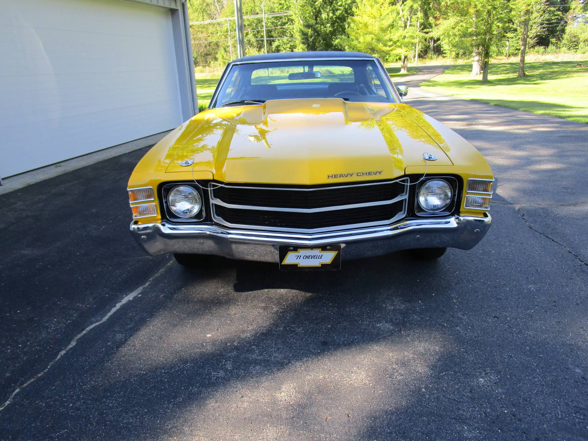 Tamco Paint GM Sunflower Yellow on 1972 Chevrolet Chevelle Heavy Chevy
