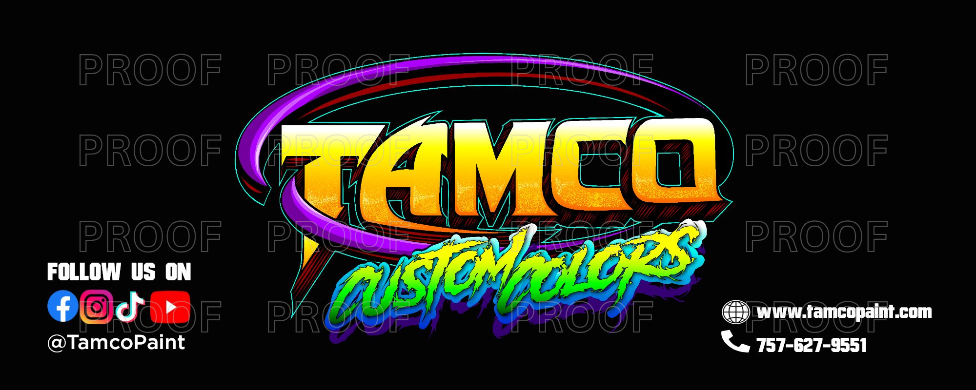 Tamco Custom Colors Banner