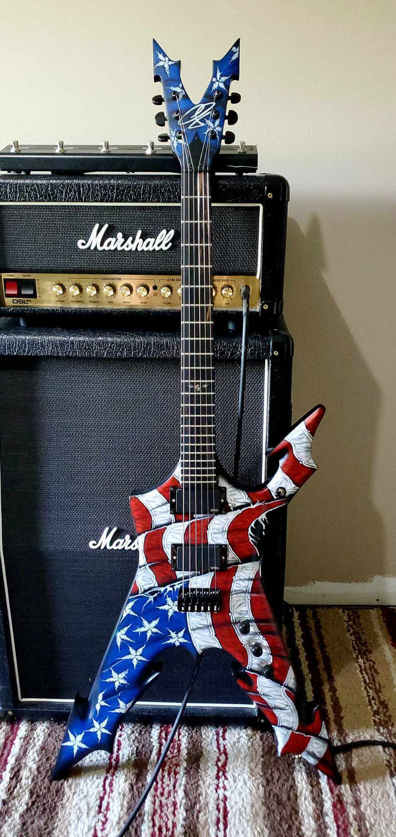 Tamco Intensity Patriot Blue Guitar