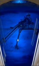 Tamco Paint Kandy Killa Blue on Motor Tank