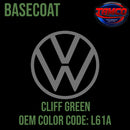 Tamco Paint  Volkswagen Cliff Green Code L61A  OEM Basecoat