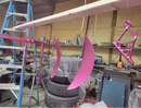 Tamco Paint You Cant Sit With Us Pink on 2002 Miller 4 Link Dragster
