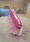 Tamco Paint You Cant Sit With Us Pink on 2002 Miller 4 Link Dragster
