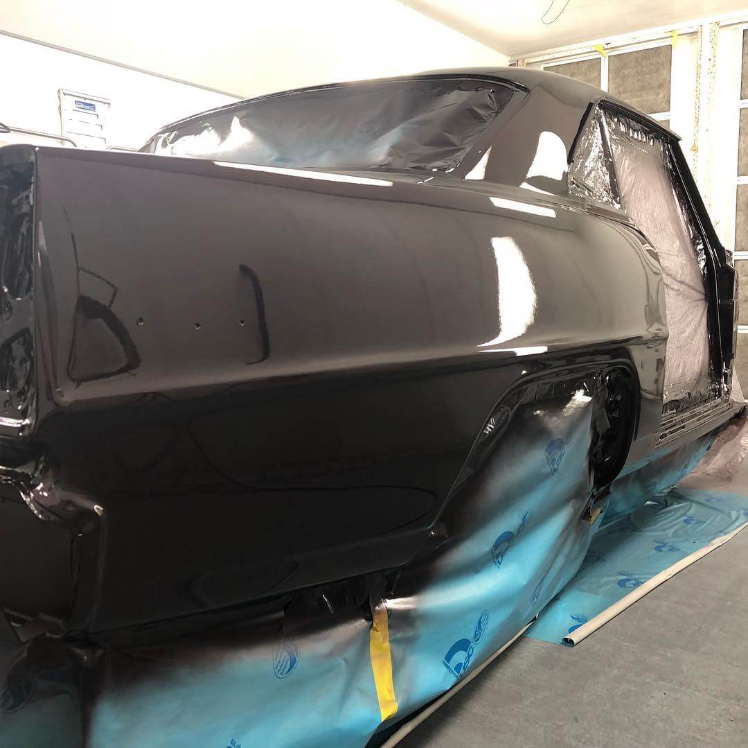 Tamco Paint Tamco Throwback Black Cherry on 1966 Chevrolet Nova