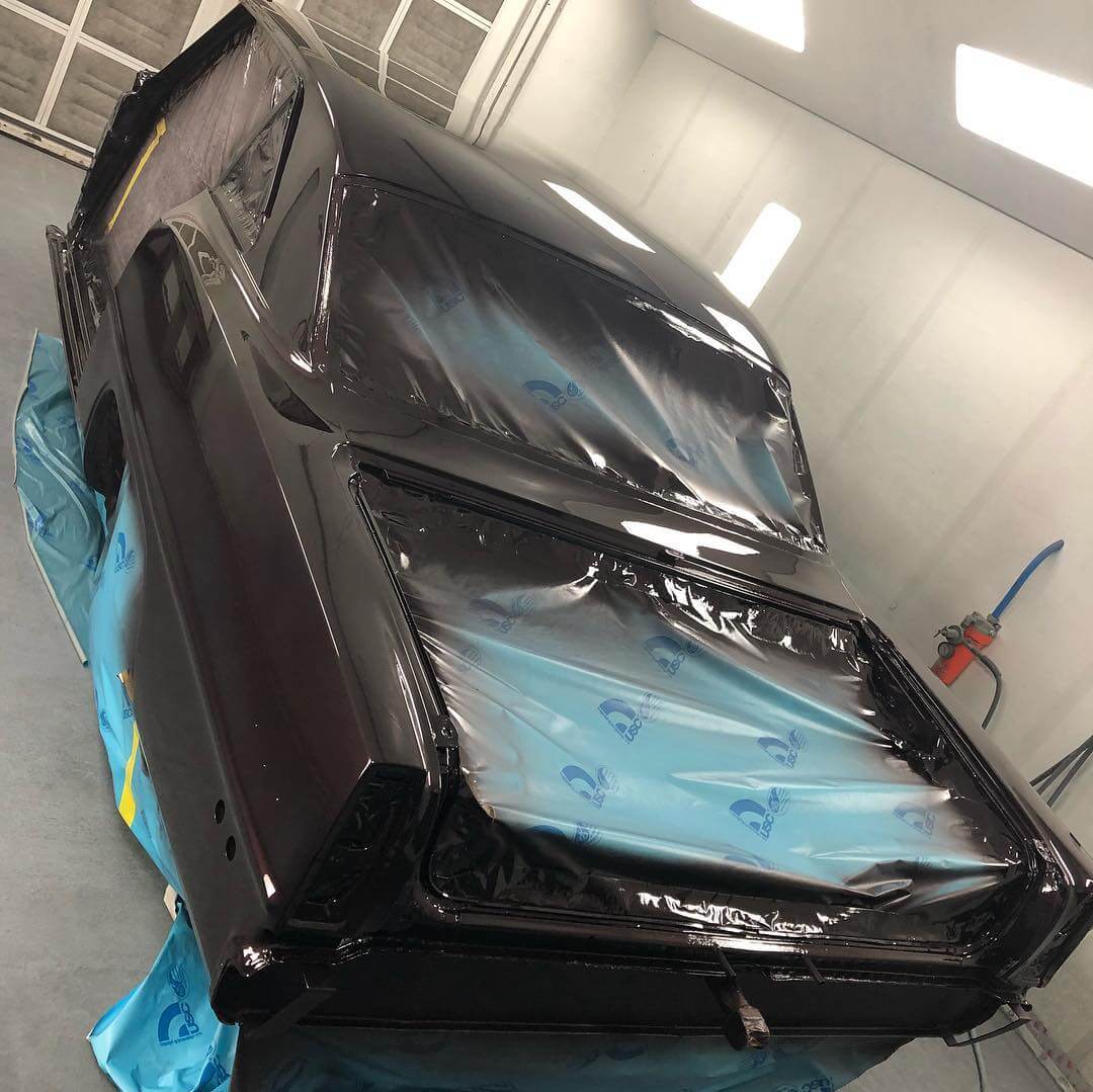 Tamco Paint Tamco Throwback Black Cherry on 1966 Chevrolet Nova