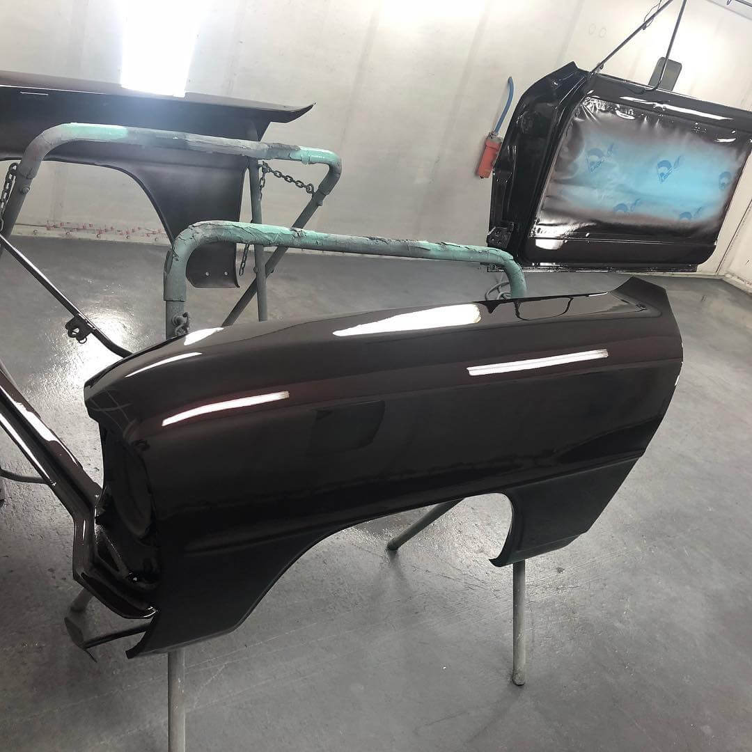 Tamco Paint Tamco Throwback Black Cherry on 1966 Chevrolet Nova