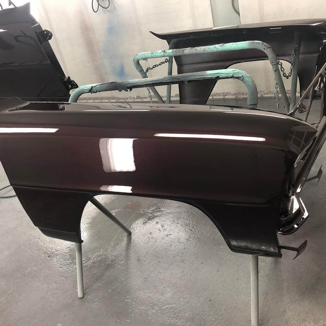 Tamco Paint Tamco Throwback Black Cherry on 1966 Chevrolet Nova