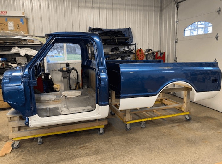 Tamco Paint Tamco Throwback Fathom Blue on Chevrolet C10