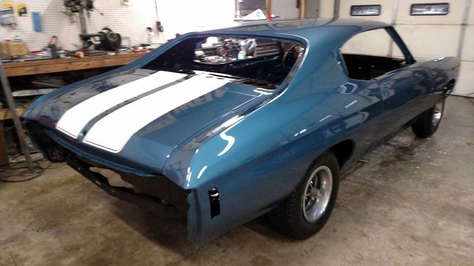 Tamco Paint Tamco Throwback Fathom Blue on 1970 Chevelle SS