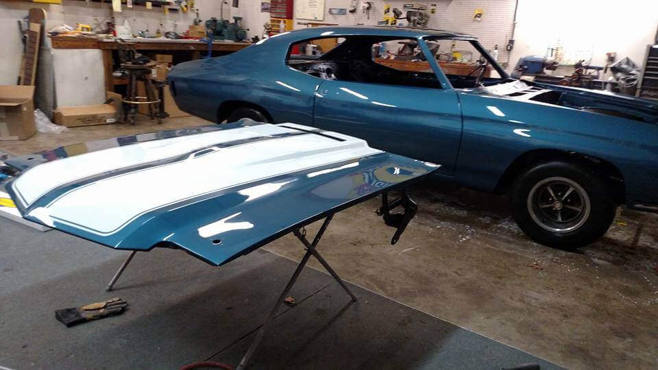 Tamco Paint Tamco Throwback Fathom Blue on 1970 Chevelle SS