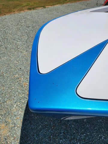 Tamco Paint Tamco Throwback Lemans Blue on 1961 Keaton Boat