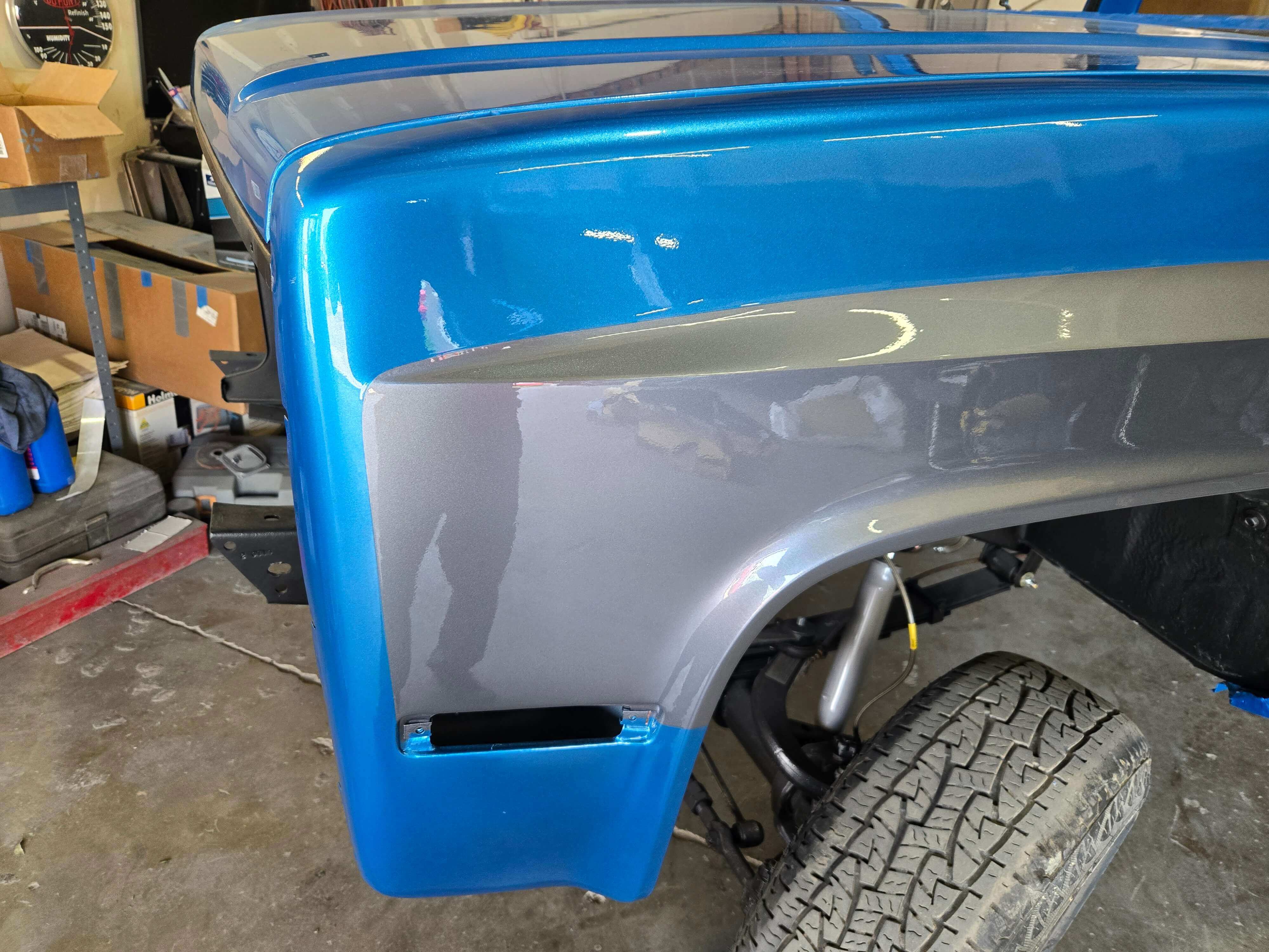 Tamco Paint Tamco Throwback Lemans Blue in 1981 Chevy K10