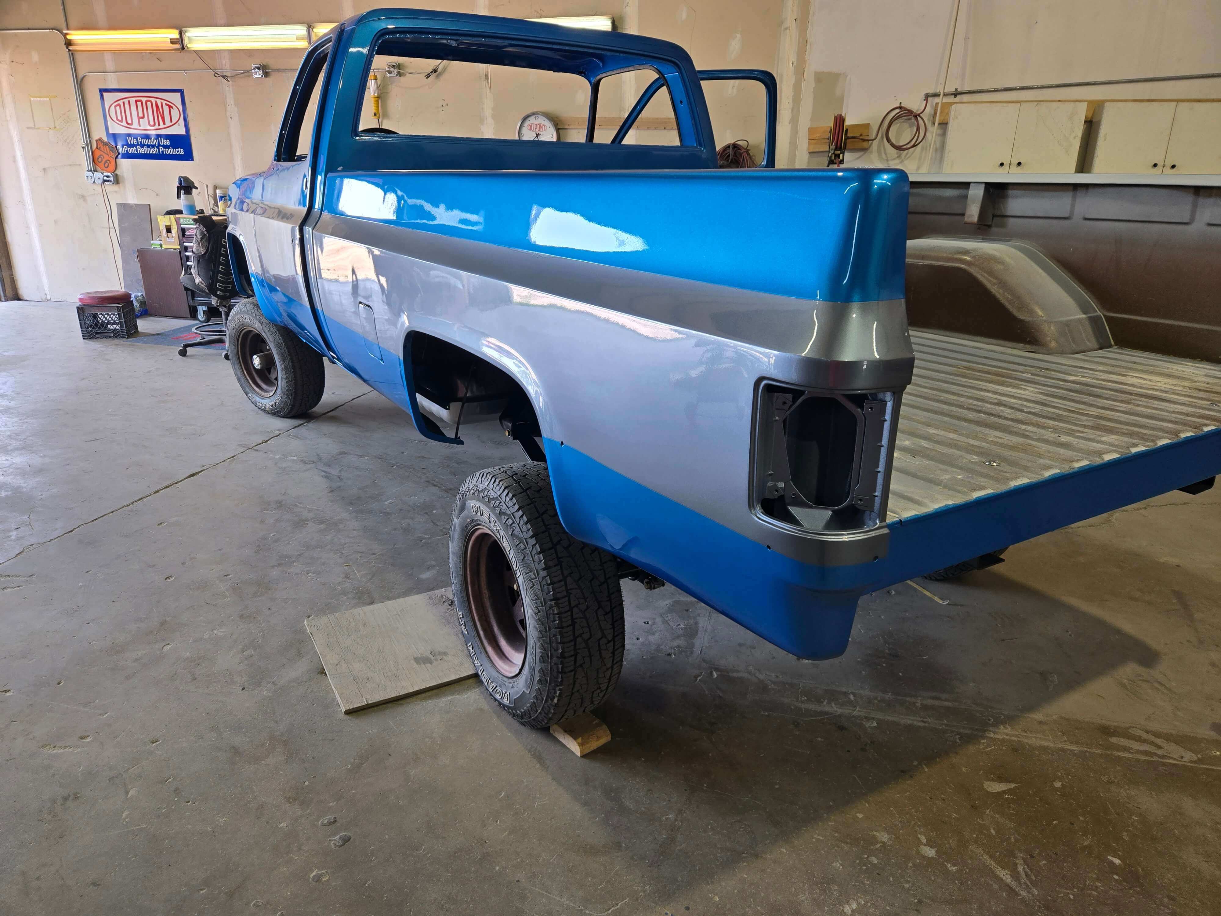 Tamco Paint Tamco Throwback Lemans Blue in 1981 Chevy K10