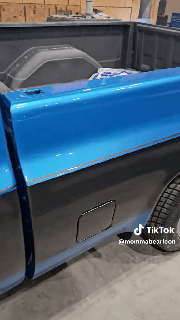 Tamco Paint Tamco Throwback Lemans Blue in 1985 GMC C10
