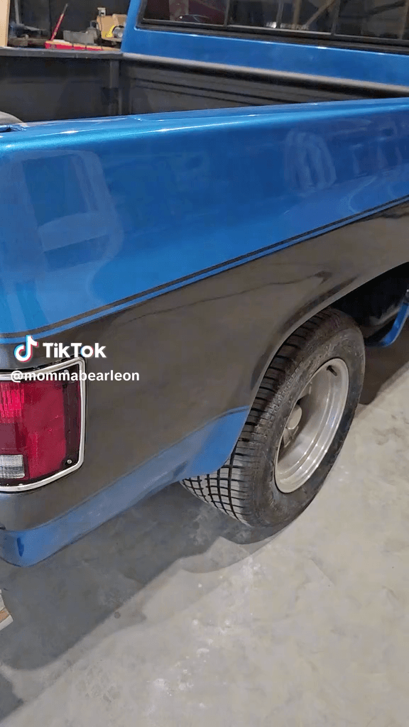 Tamco Paint Tamco Throwback Lemans Blue in 1985 GMC C10