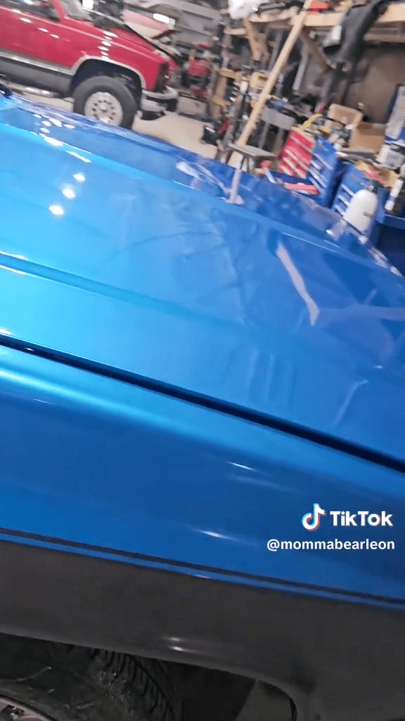Tamco Paint Tamco Throwback Lemans Blue in 1985 GMC C10