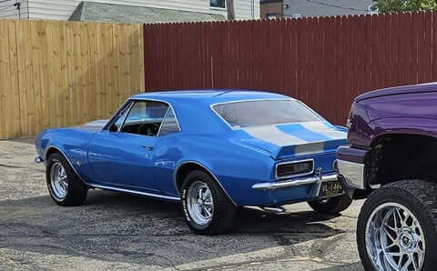 Tamco Paint Tamco Throwback Lemans Blue in 1969 Chevrolet Camaro