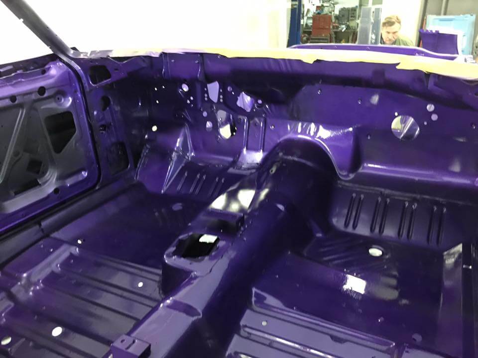 Tamco Throwback Plum Crazy 1971 Plymouth Cuda
