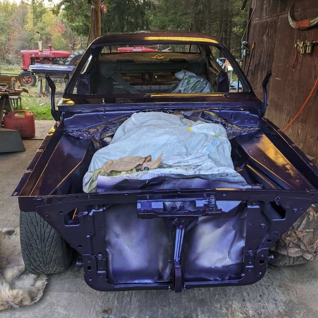 Tamco Paint Tamco Throwback Plum Crazy in 1972 Plymouth Road Runner