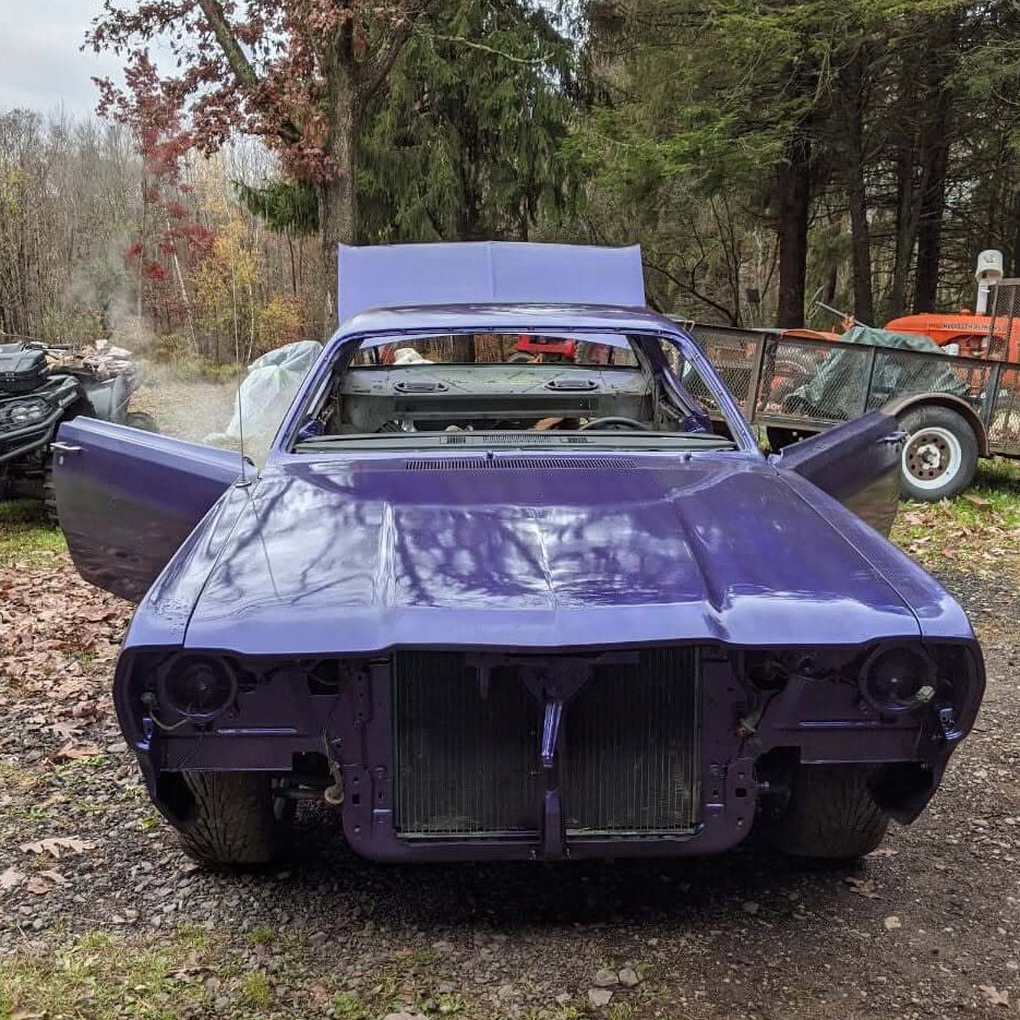 Tamco Paint Tamco Throwback Plum Crazy in 1972 Plymouth Road Runner