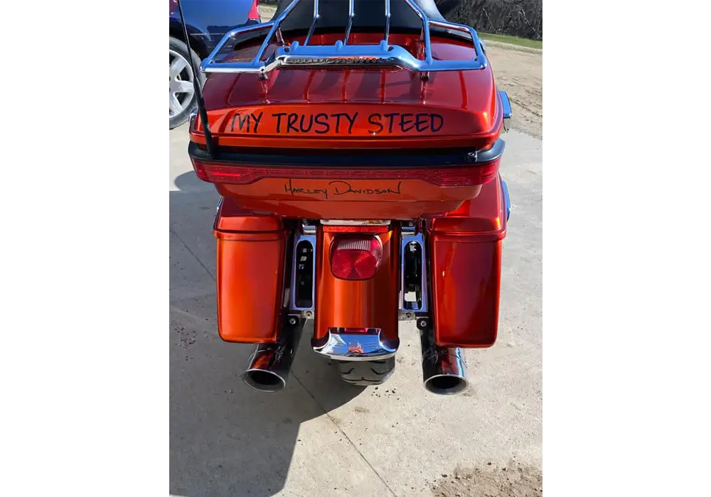 Tamco Paint Tamgerine 2K Candy in Harley-Davidson Ultra Limited