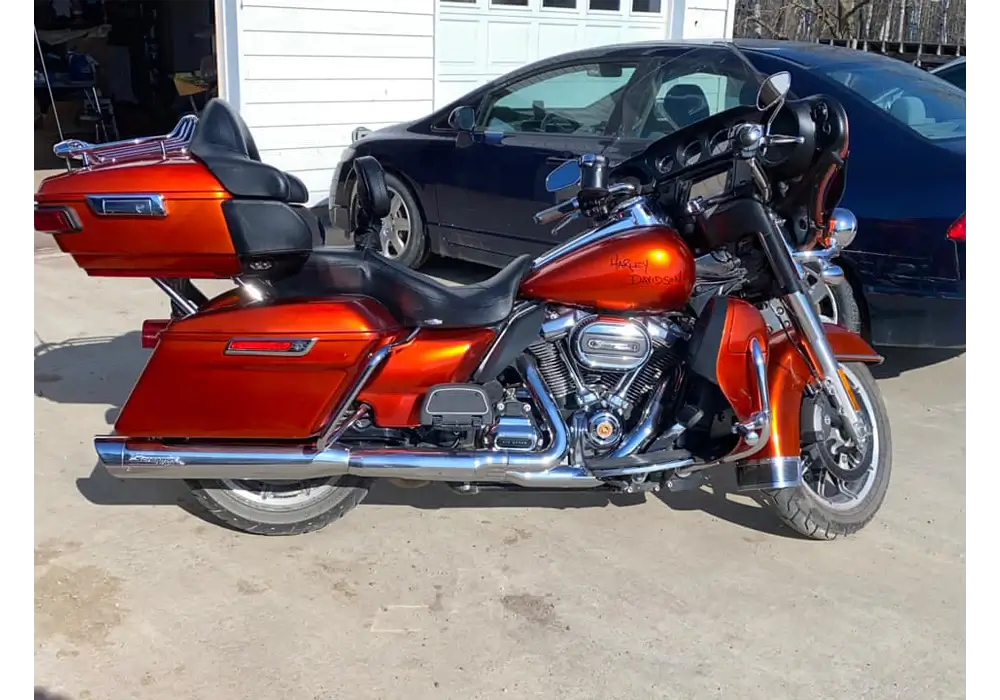 Tamco Paint Tamgerine 2K Candy in Harley-Davidson Ultra Limited