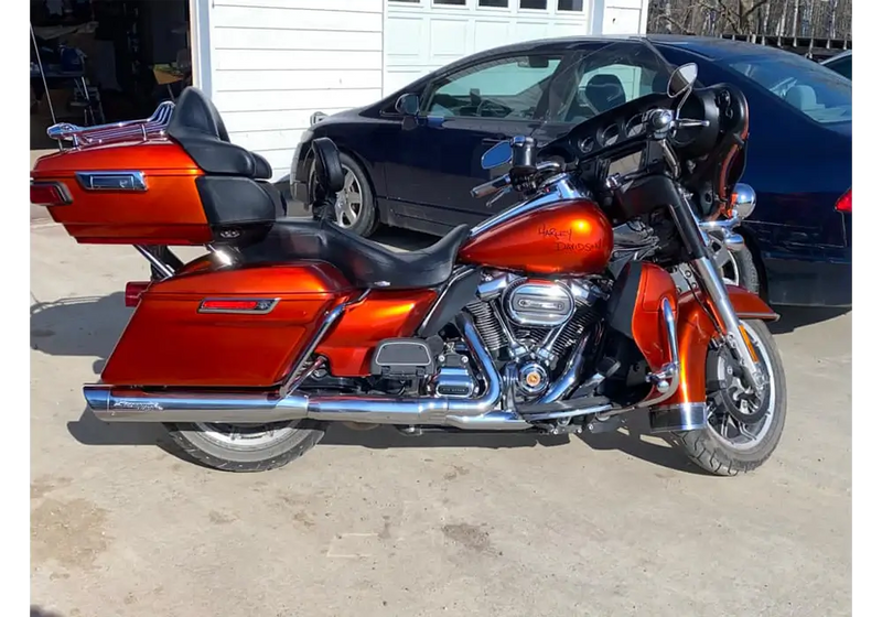 Tamco Paint Tamgerine 2K Candy in Harley-Davidson Ultra Limited