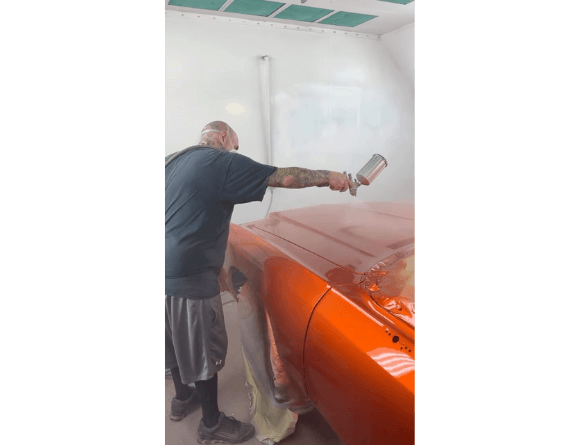 Tamco Paint Tamgerine Candy Concentrate in 1972 Chevrolet Caprice