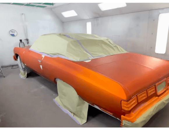 Tamco Paint Tamgerine Candy Concentrate in 1972 Chevrolet Caprice
