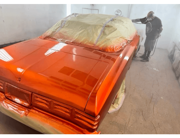 Tamco Paint Tamgerine Candy Concentrate in 1972 Chevrolet Caprice