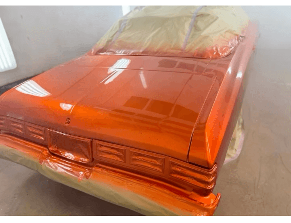 Tamco Paint Tamgerine Candy Concentrate in 1972 Chevrolet Caprice
