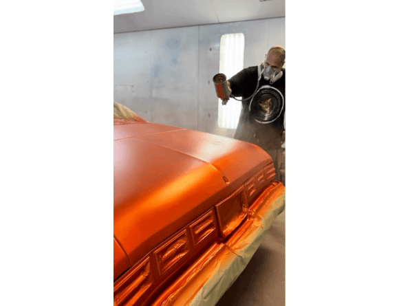 Tamco Paint Tamgerine Candy Concentrate in 1972 Chevrolet Caprice