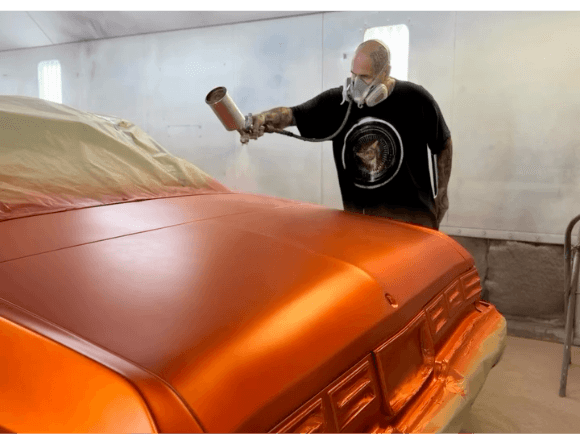 Tamco Paint Tamgerine Candy Concentrate in 1972 Chevrolet Caprice