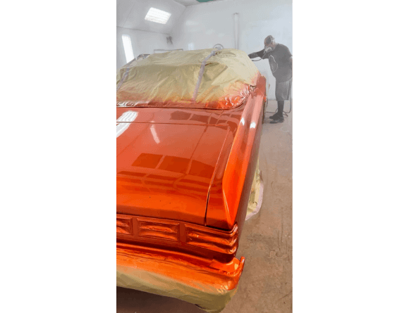 Tamco Paint Tamgerine Candy Concentrate in 1972 Chevrolet Caprice