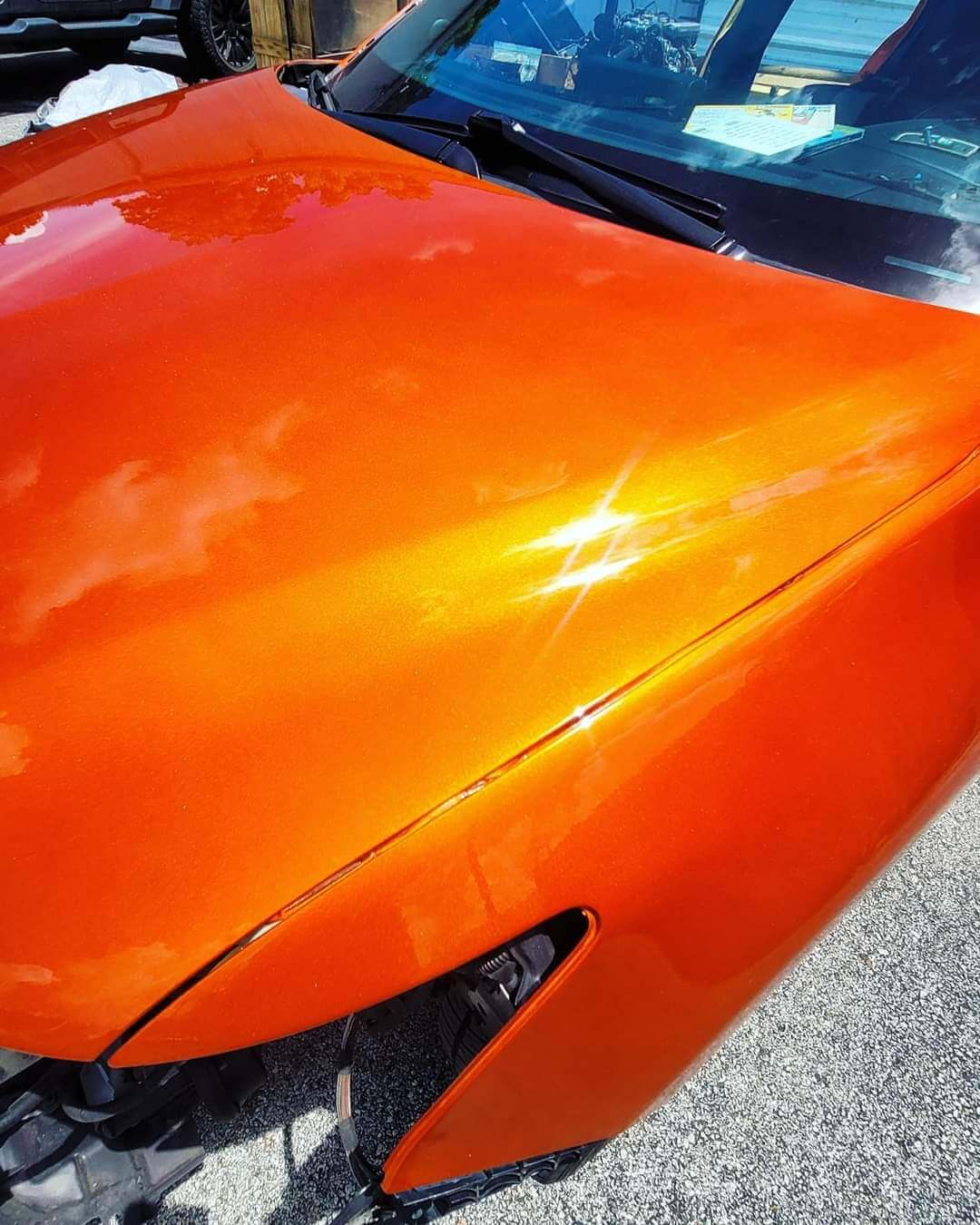Tamco Paint Tamgerine Candy Pearl on Car