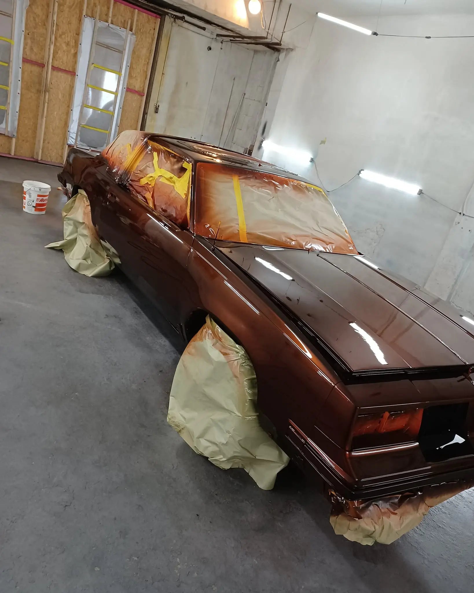 Tamco Paint Tamgerine Candy Pearl Basecoat on 1986 Oldsmobile Cutlass