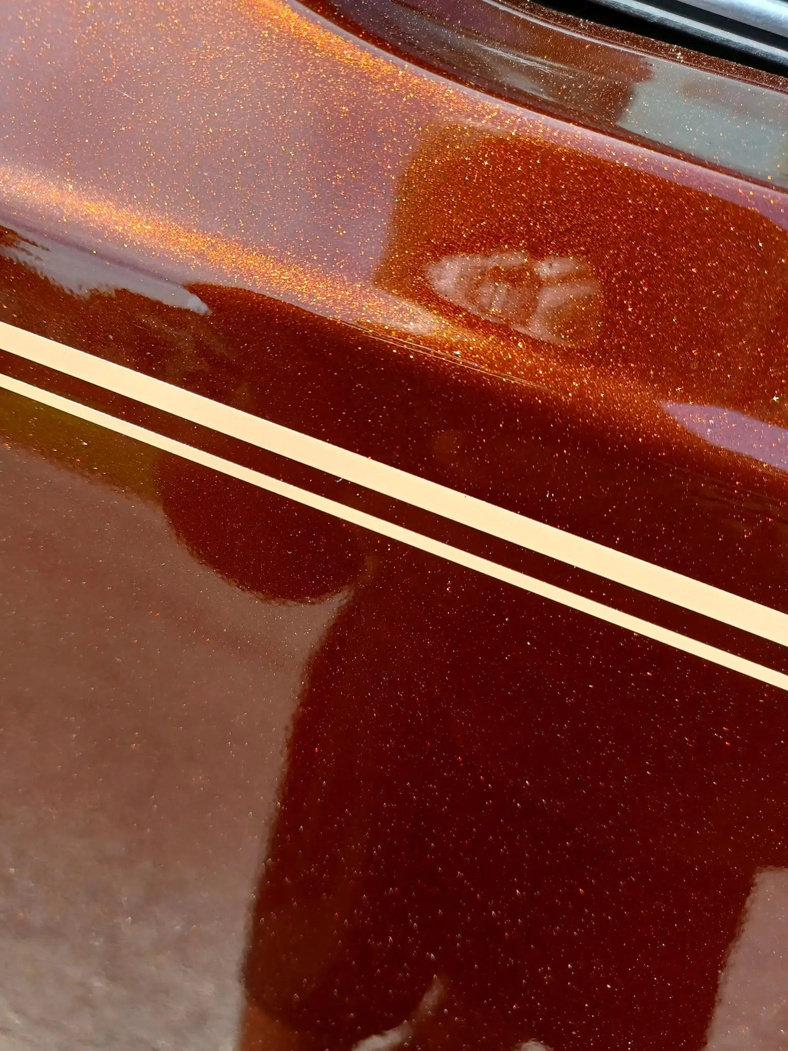 Tamco Paint Tamgerine Candy Pearl Basecoat on 1986 Oldsmobile Cutlass