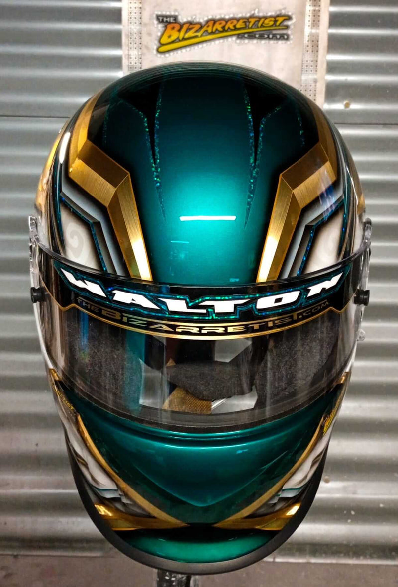 Teal Time  - 2K Candy and Concentrate Helmet