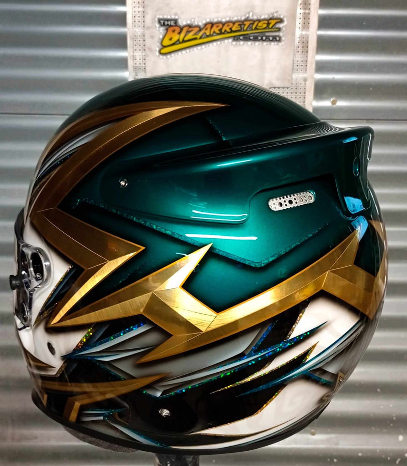 Teal Time  - 2K Candy and Concentrate Helmet